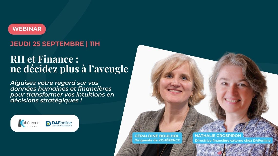 Webinar Kohérence DAF et DRH pilotage